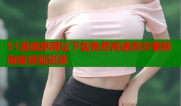 51漫画原网址下载免费高速同步更新海量漫画资源