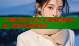 51漫画为何打不开？正版漫画极速追更，精彩互动等你体验